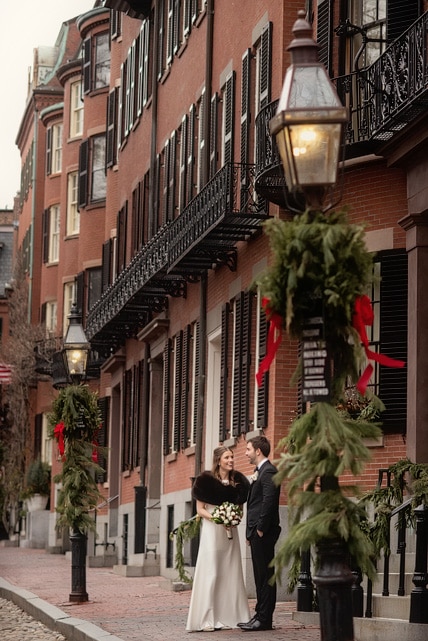 boston public library wedding photos in winter 12