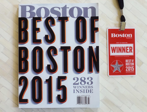 Boston Magazine’s Best Wedding Photographer in Best of Boston ® 2015