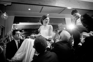 bride during hora wedding photos