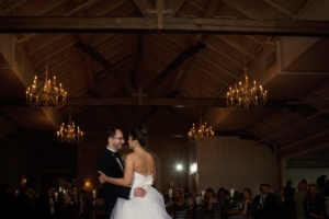 sweet first dance moment at wianno club wedding