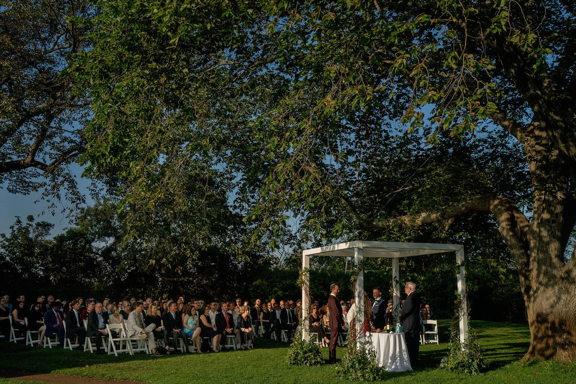 provincetown monument gay wedding with ceremony on west lawn overlooking p-town