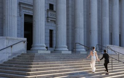 Editorial Boston Engagement Photos at the MFA