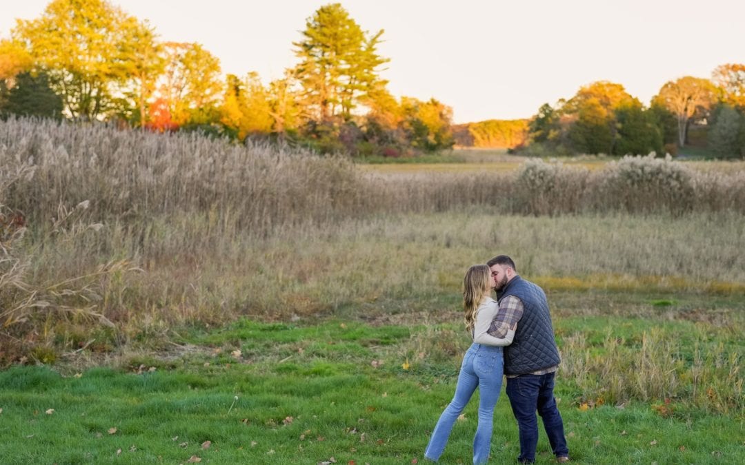 New England Fall Engagement Photos: Kayla & Jeff