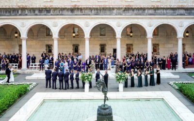 Boston Public Library Wedding (with their dog): Mackenzie & Sean