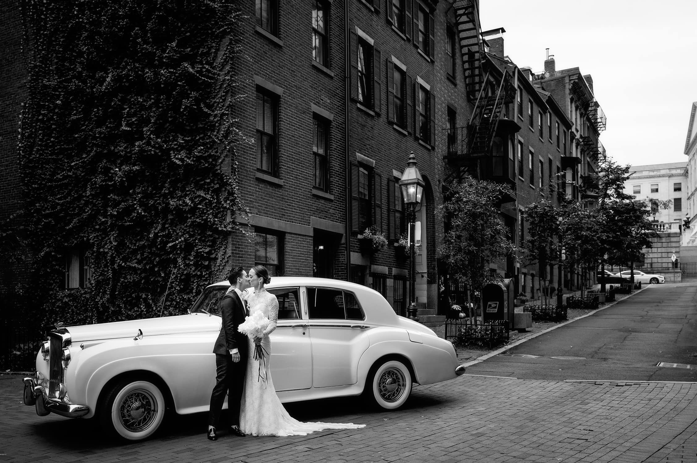 Boston Public Library Wedding – Courtyard & Bates Hall: Angela & Eleanor