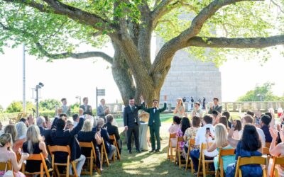 Pilgrim Monument Wedding in Provincetown: Samto & Ben